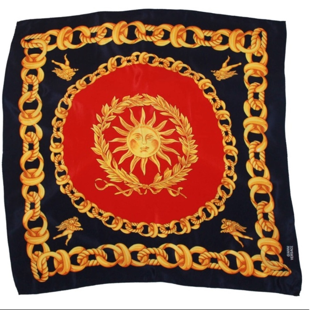 Versace silk scarf